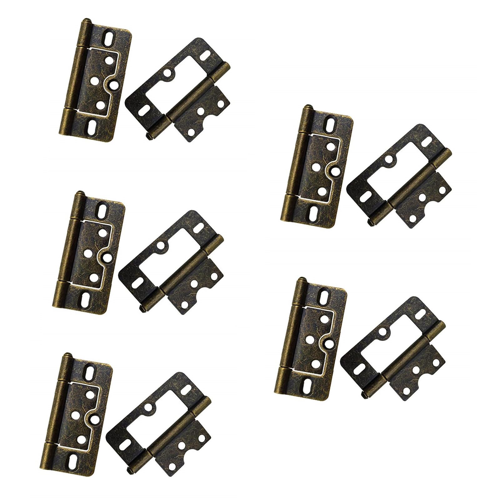Fentency Blue Old Colour Of 10 Practical Quiet Door Hinges Without Mortise Required Smooth Rotation For Cabinets Wardrobes And Window Easy Installion Hinges