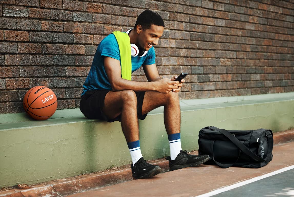 Meteor Borsa Palestra 20 L / 40 L – Borsone Sportivo Uomo Donna, Leggera e Resistente, con Tasca Laterale per Accessori, Ideale per Viaggi e Allenamento