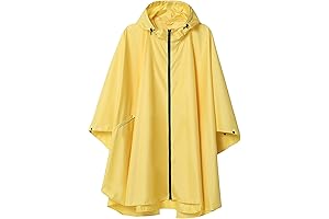 Unisex Rain Poncho Raincoat Hooded for Adults Women with Pockets