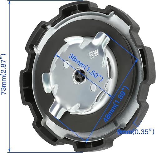 Miniatura 2 de YOXUFA Tapa del depósito de combustible de gas para Predator 212cc Coleman CT200U CT200U-EX BT200U Baja Warrior MB200 Doodlebug DB30 GX120 GX160