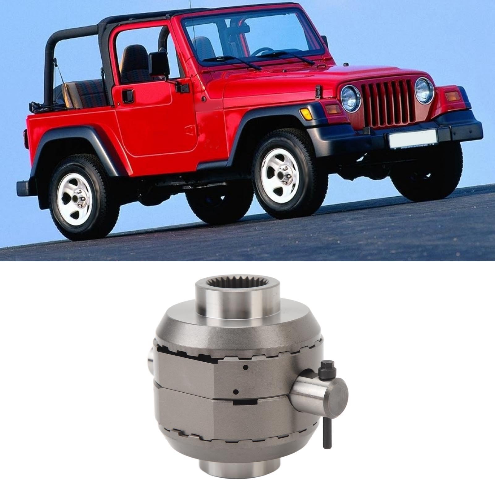 Drfeify Blokada Mechanizmu Różnicowego Zestaw Stalowej Blokady Mechanizmu Różnicowego SL D44 30 30 Spline dla 44 Osi Bezpośrednia Wymiana Równy Moment Obrotowy dla Pojazdów Terenowych i SUV-ów