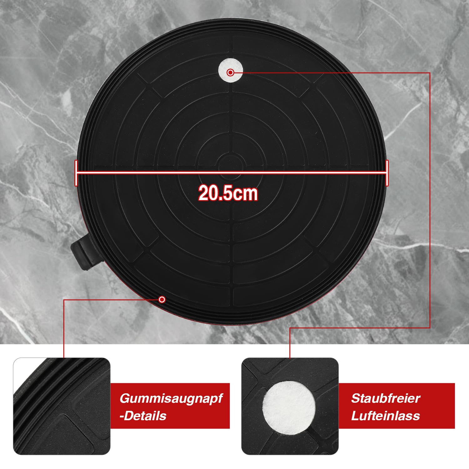 Sollevatore vuoto elettrico da 8 pollici con display digitale – 200 kg di capacità di carico 2 batterie, ricarica automatica, per vetro, piastrelle, piastre, mobili, valigetta inclusa