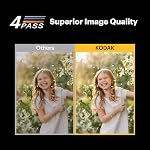 KODAK Mini Shot 4 ERA 4PASS 2-in-1 Instant Camera and Photo Printer (4x4) (Camera + 68 Sheets (8 Initial Sheets + 60 Sheets Pack), Black)