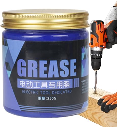 Heavy Duty Grease 250g Hammer Bit Grease | Noise Reduction Lubricants for Industrial Mechanical Components Drills Auto Wheel Bearings Workshops Garage Construction