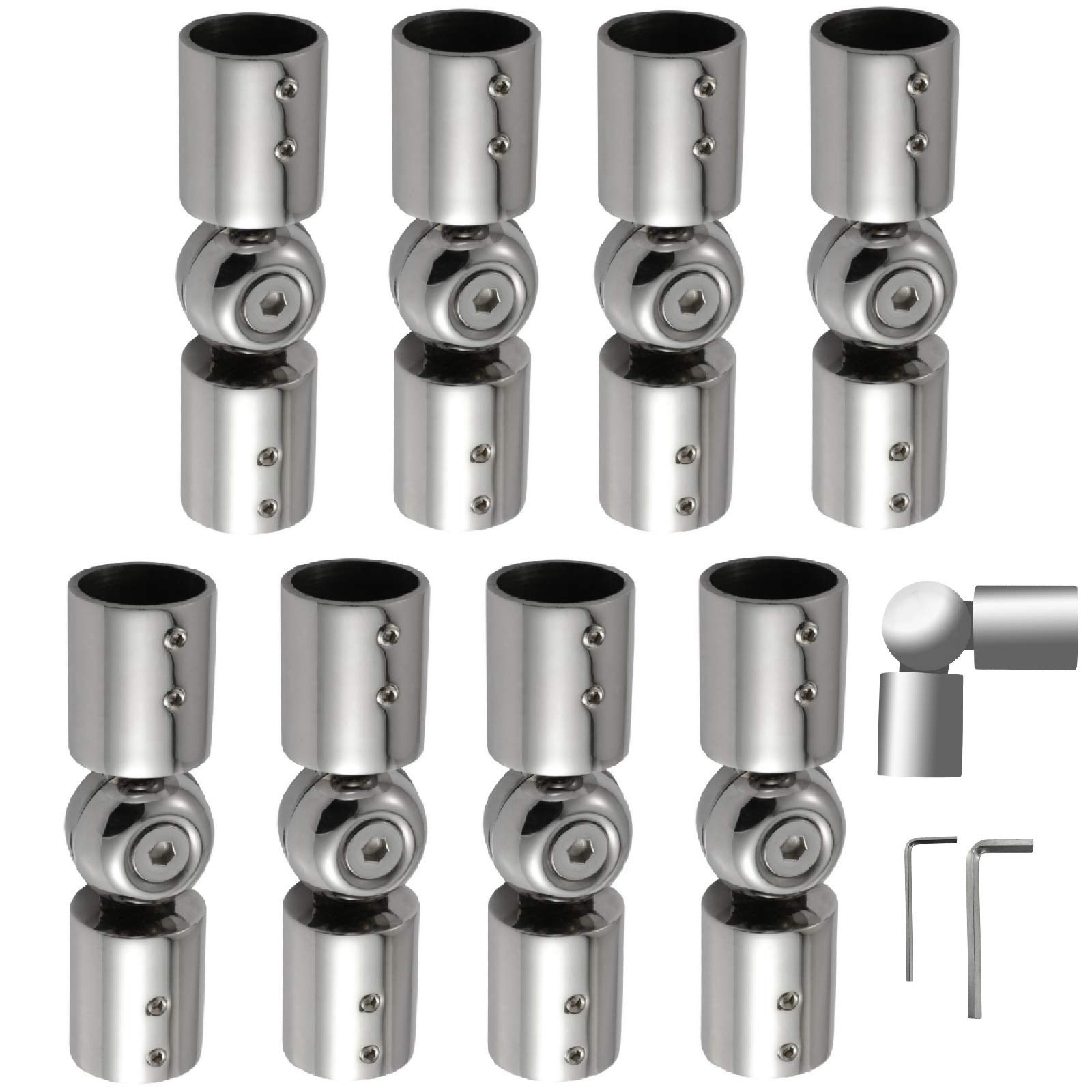 Buy Anndason Heavy Duty Hinged Elbow Connector Curtain Rod Corner