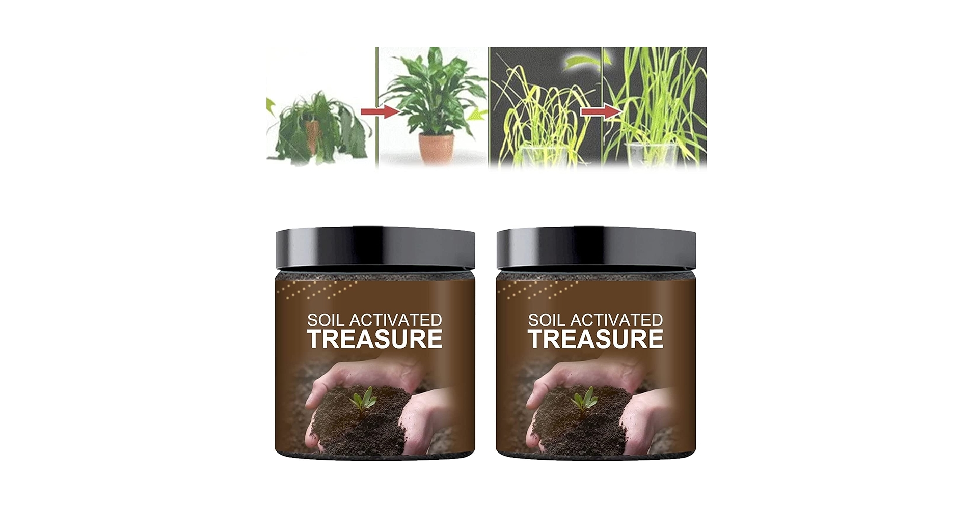 Soil Activated Treasure-You Will Be Amazed! Soil Activation Treasure Soil Penetrant Wetting Agent Organic Soil Improver Premium Soil Activator Improve Pl