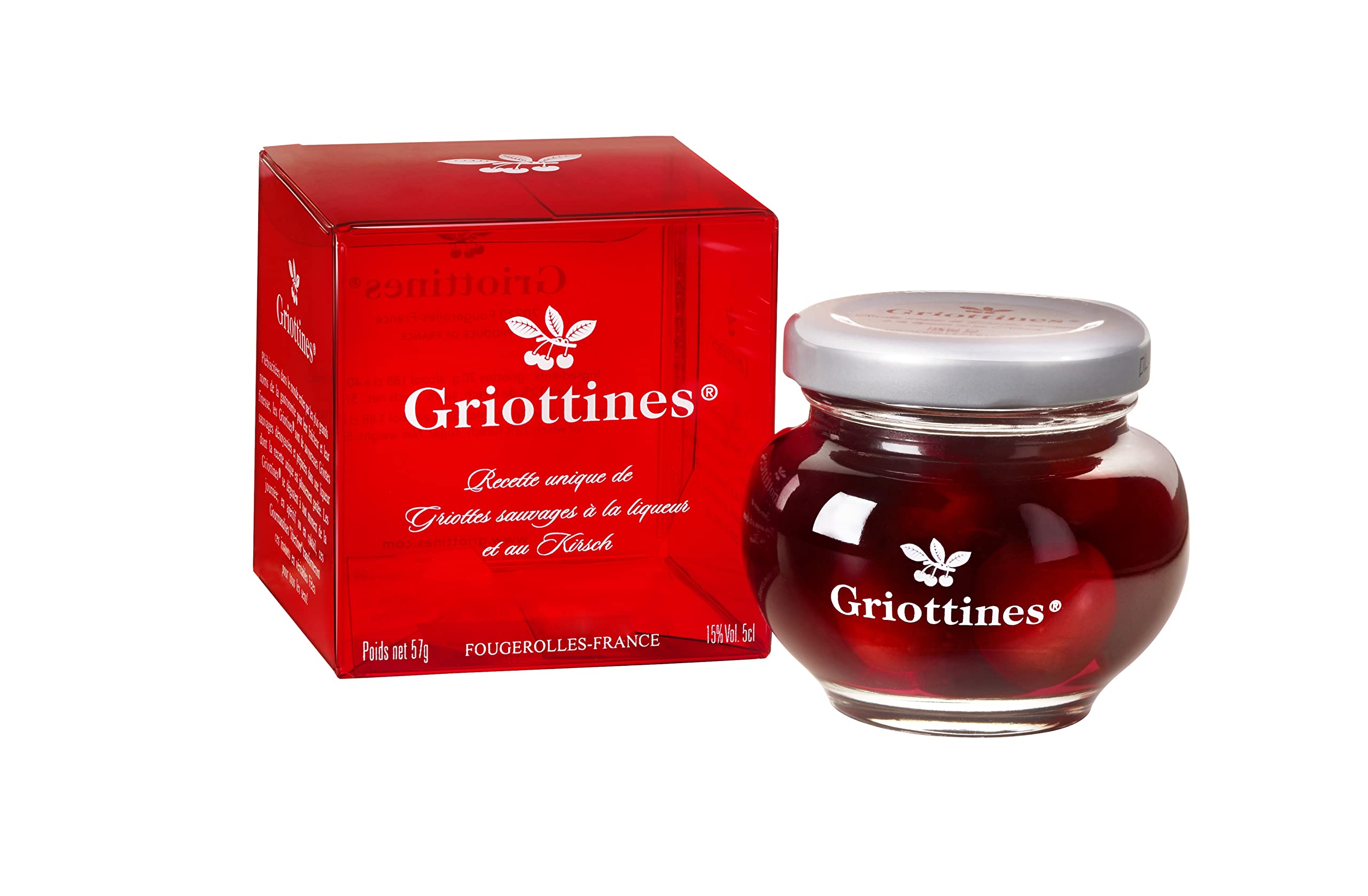 Griottines Morello Cherries Infused With Fine Kirsch Brandy | Experience The Tempting Delight Of Griottines Kirsch | 15% ABV | Perfect for Elevating Your Desserts And Cocktails to New Heights - 5cl