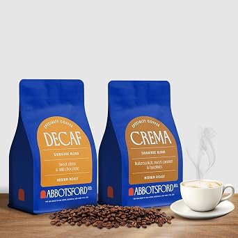 Crema Decaf Coffee Whole Bean, Specialty Coffee, Medium Roast Coffee Beans