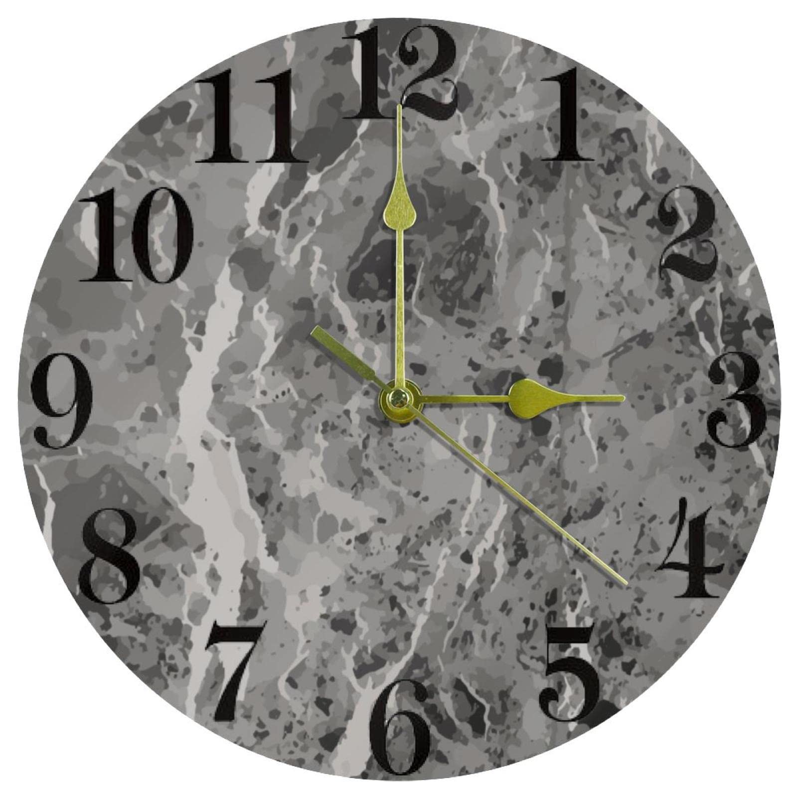 Horloge murale silencieuse et sans tic-tac pour un sommeil calme