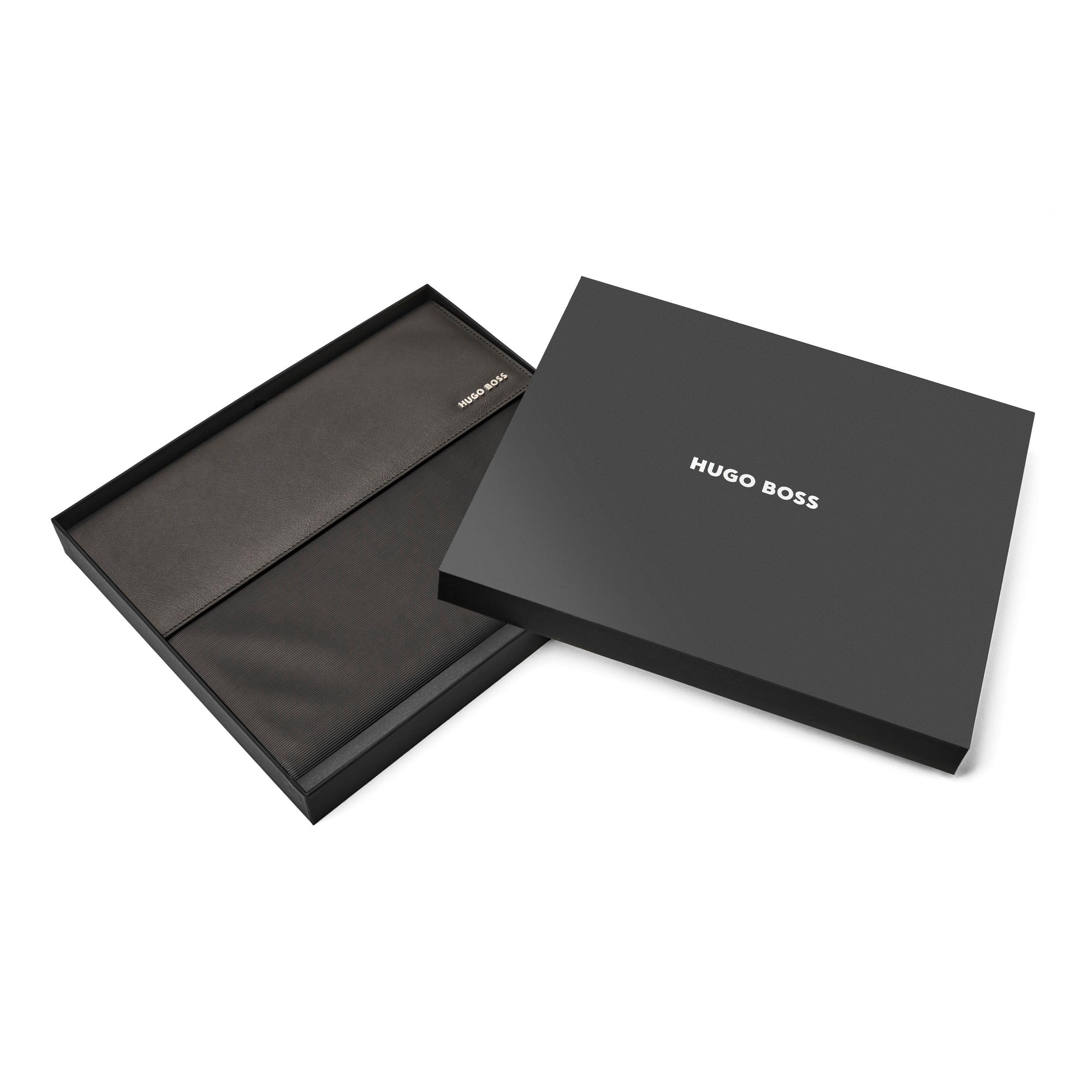 Hugo Boss Cartellina Rigata Nero A4