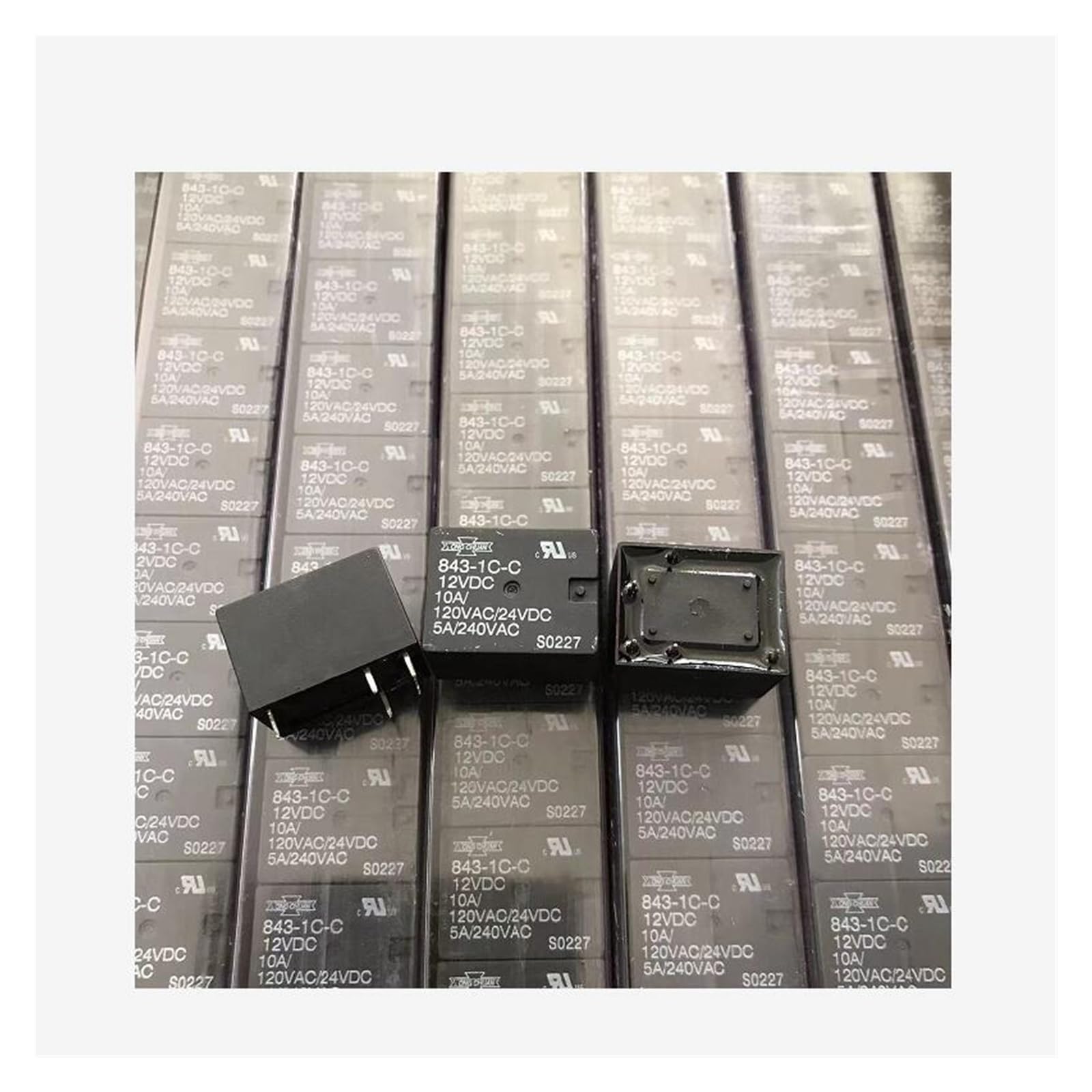 OSHZIKJII 843-1C-C-12VDC 843-1C-C 12VDC 12V DC12V 5A DIP5 Relays(10PCS)