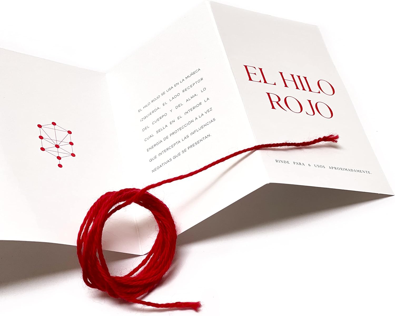 The Kabbalah Centre Hilo Rojo I Spanish Pack Official Red String Bracelet I Powerful Tool for Protection Against Evil Eye I Blessing & Instruction Included - Image 4