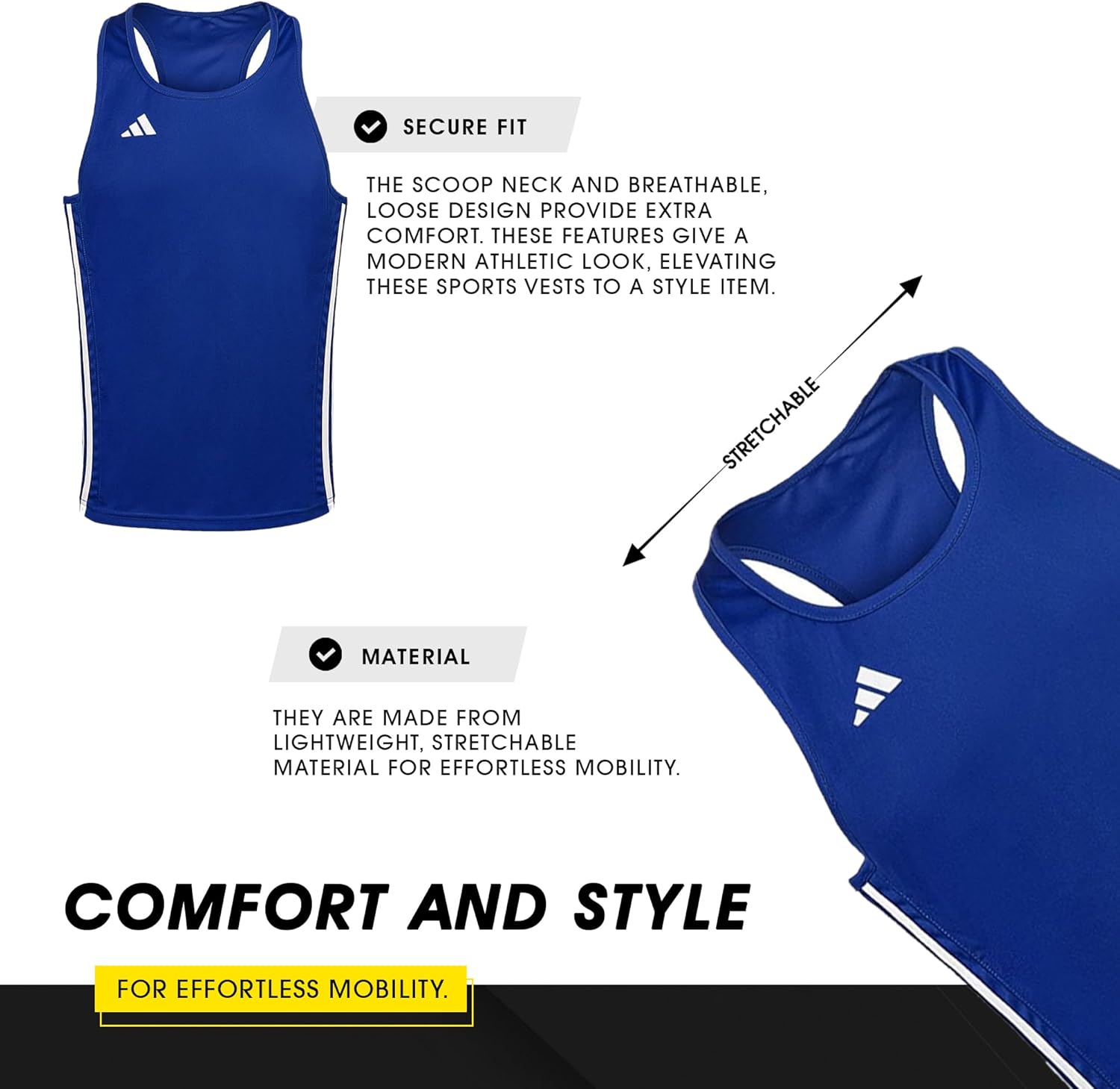 adidas Boxing Punch Line Top - IBA Approved