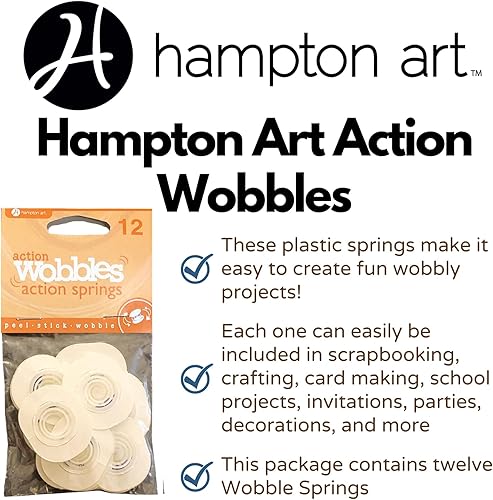 Vista 9 de Hampton Art AWS006 Action Wobble Spring, paquete de 6 Estándar 6 piezas