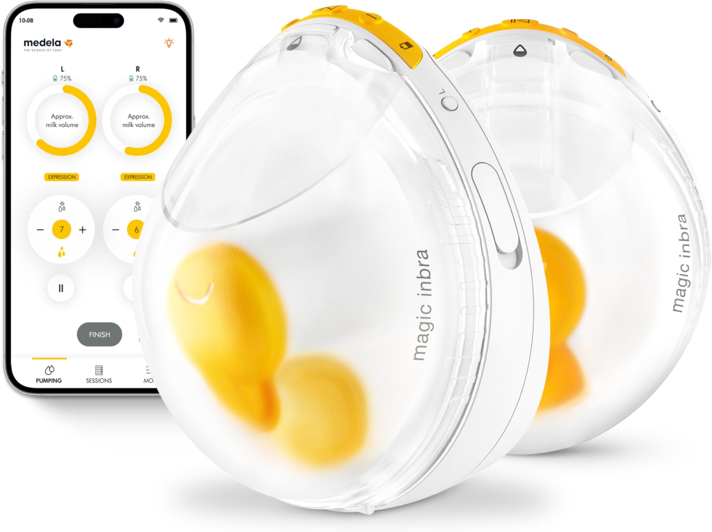 Medela Magic InBra Hands-Free Wearable Breast Pump – World’s First Gentle Breast Pump, Warming Sensation, Ultimate Comfort, Hospital Grade