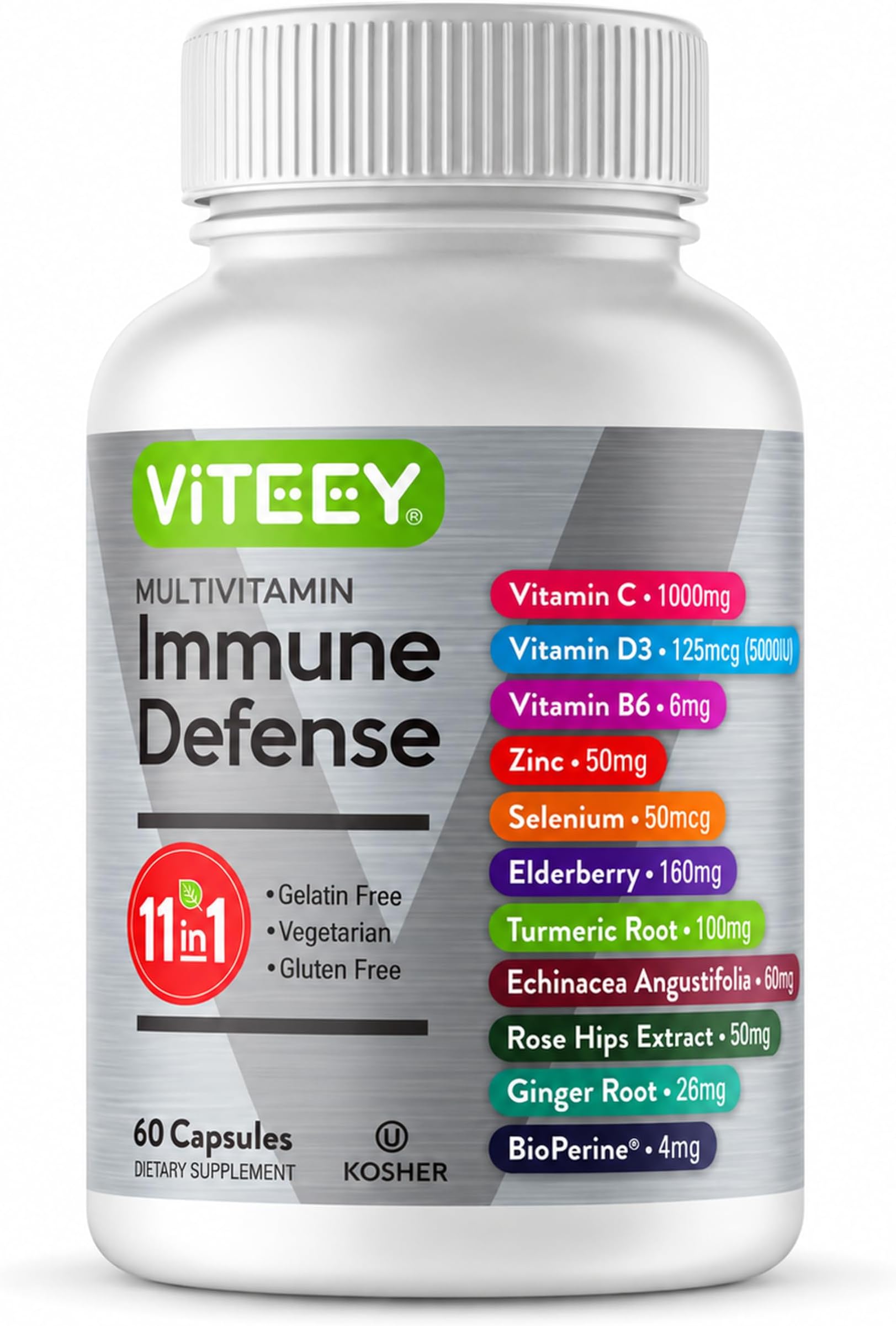 Viteey 11 in 1 Immune Support Supplement - Immune Defense