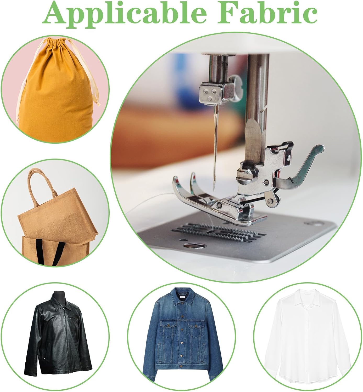 60 Pcs Universal Sewing Machine Needles, 6 Sizes 65/9 75/11 80/12 90/14 100/16 110/18 Brother Sewing Machine Needles for Home Sewing-Machines - Image 6