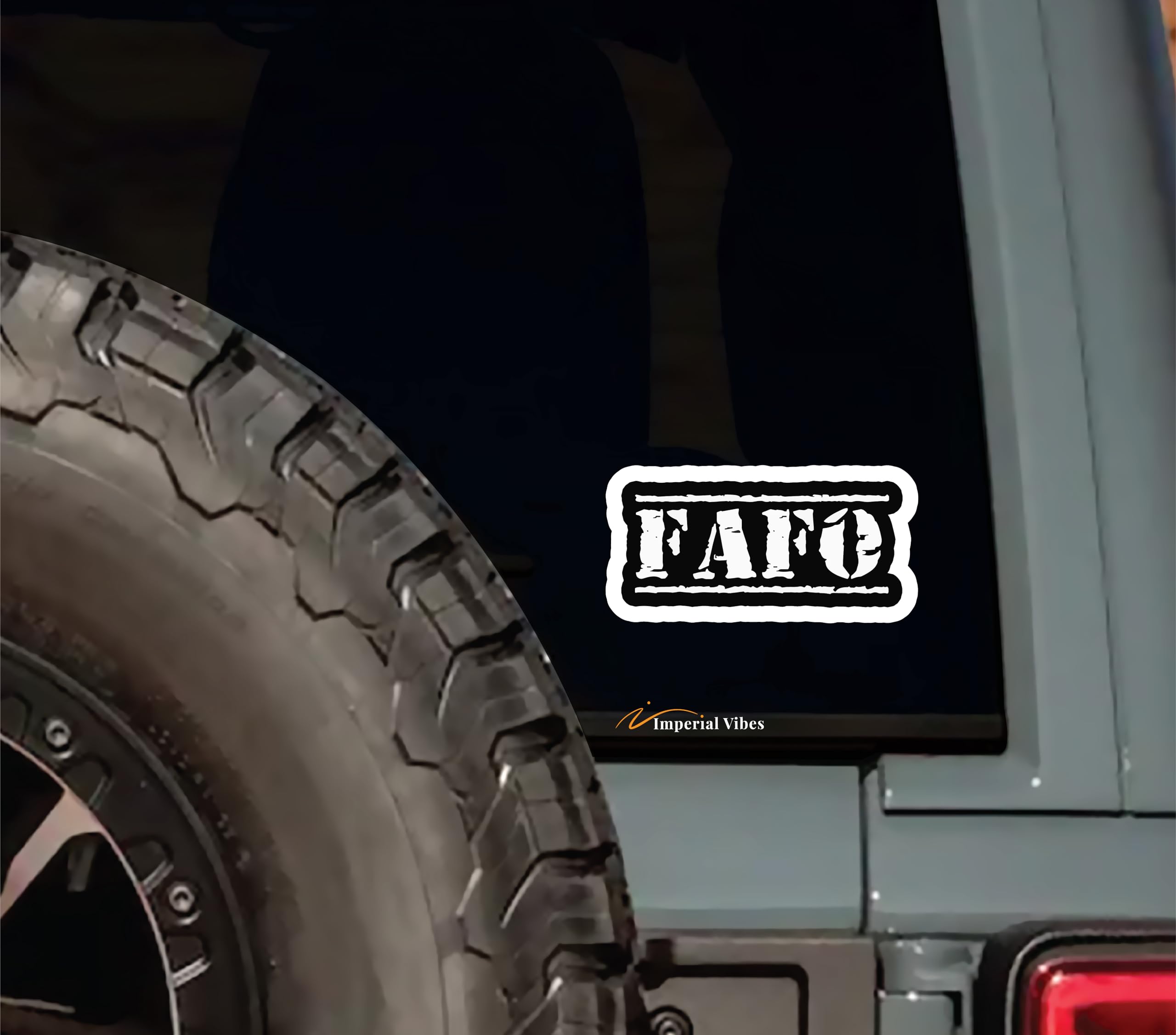 STICKY DUDE FAFO Sticker - Funny 'Fck Around And Find Out' Vinyl Decal, 6 Inches - View #6