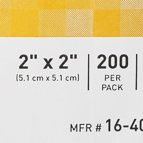 Miniatura 3 de McKesson Esponjas no tejidas, no estériles, 4 capas, alta absorción, poliéster  rayón, 2 x 2 pulgadas, 200 por paquete, 20 paquetes, 4000 en total