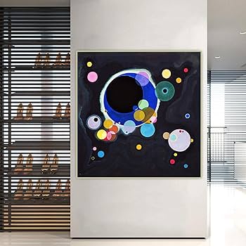 Amazon.co.jp: ワシリーカンディンスキー《いくつかの円