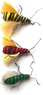 KatFlyÂ® Cat Toy Teaser Bees - 3 Pk Cat Wand Refill Teaser attachments