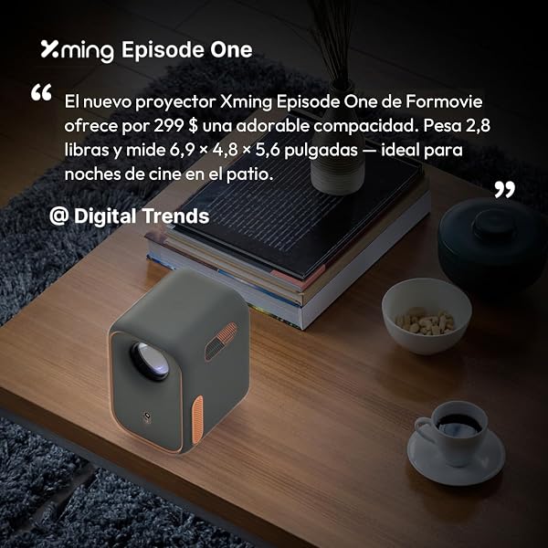 [Certificado por Netflix] Formovie Xming Episode One, Proyector con WiFi y Bluetooth, Licencia Netflix y Google TV, Proyector Inteligente 1080P, Dolby Audio, Portátil para Exteriores y Cine en Casa - 2