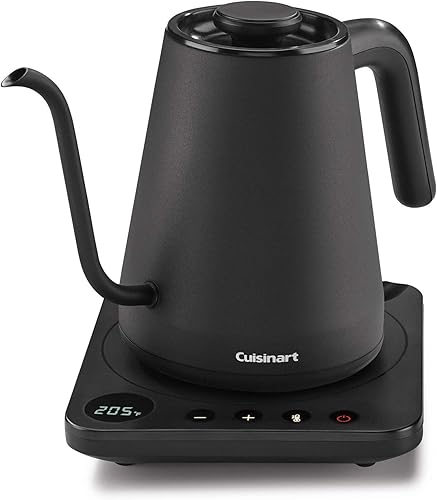 Vista 17 de Cuisinart PerfecTemp - Hervidor eléctrico de 1.7 litros, tetera eléctrica inalámbrica, 1500 W para calentamiento rápido, 6 temperaturas Acero
