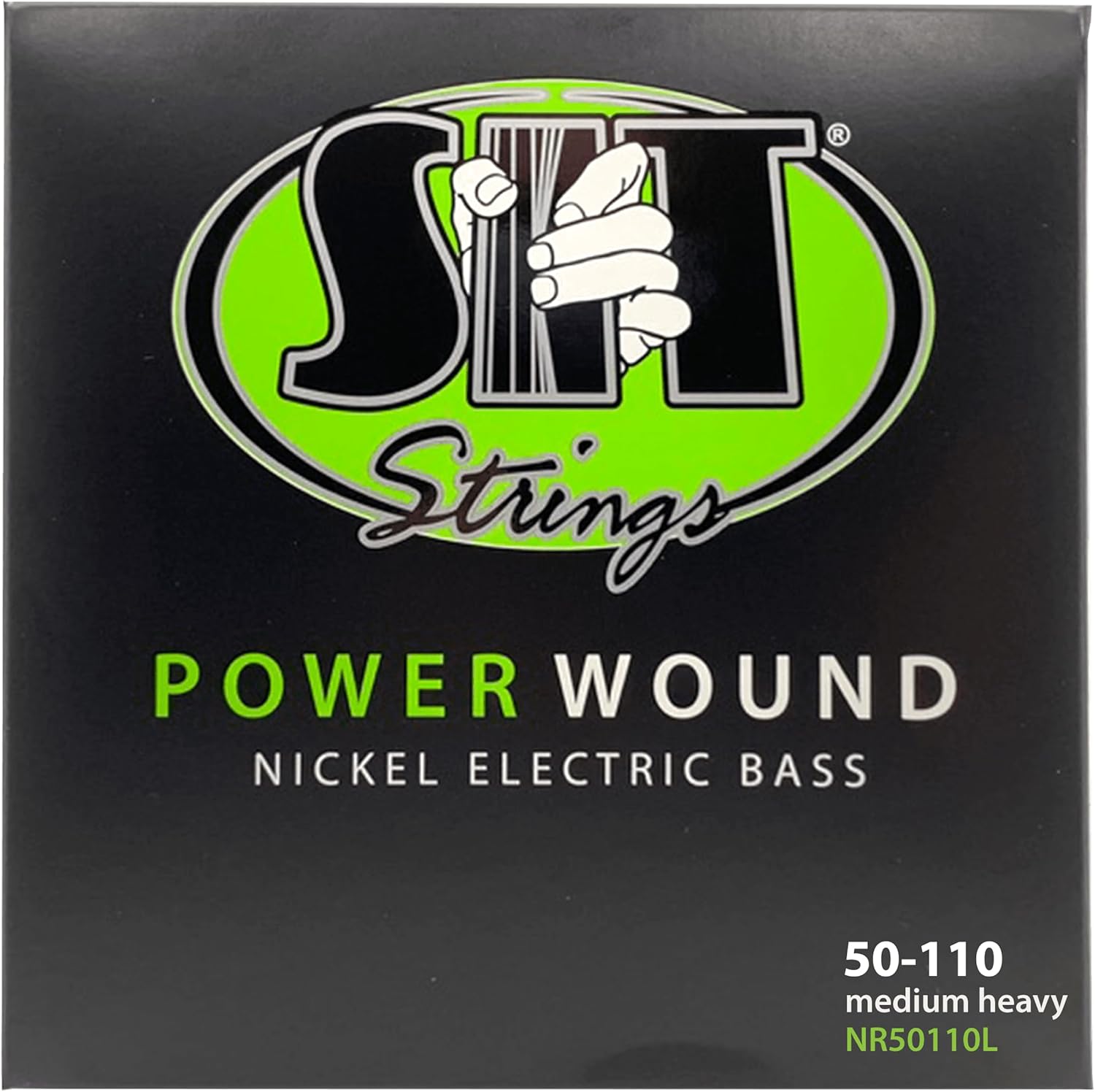 SIT Strings Power Wound Nickel Bass Guitar Strings (S.I.T.), 5-String Bass Light 45-125, NR545125L