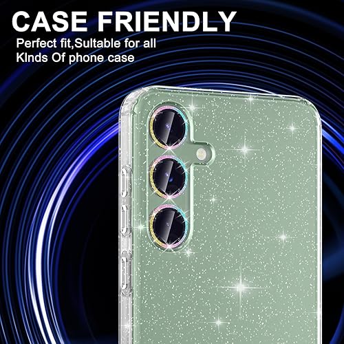 Vista 144 de para Samsung Galaxy Z Flip 7 Protector de Lente de Cámara, Cubierta de Lente de Vidrio Templado con Anillo de Metal Individual, [Fuerte Adhesión] 1