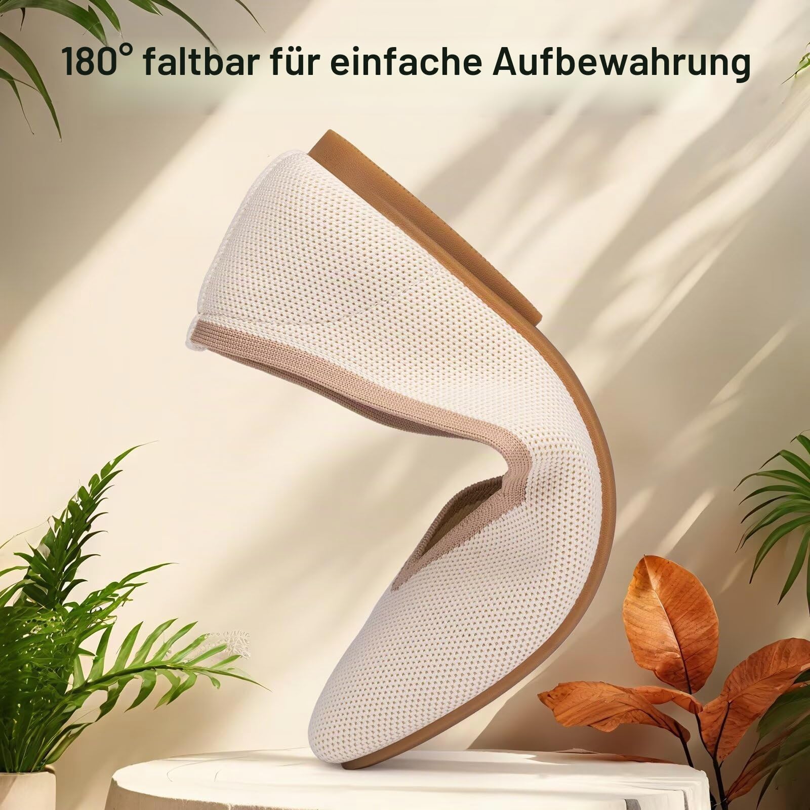 Frank Mully Damen-Strickschuhe mit eckiger Zehenpartie – atmungsaktiv, leicht und mit Fußgewölbeunterstützung für ganztägigen