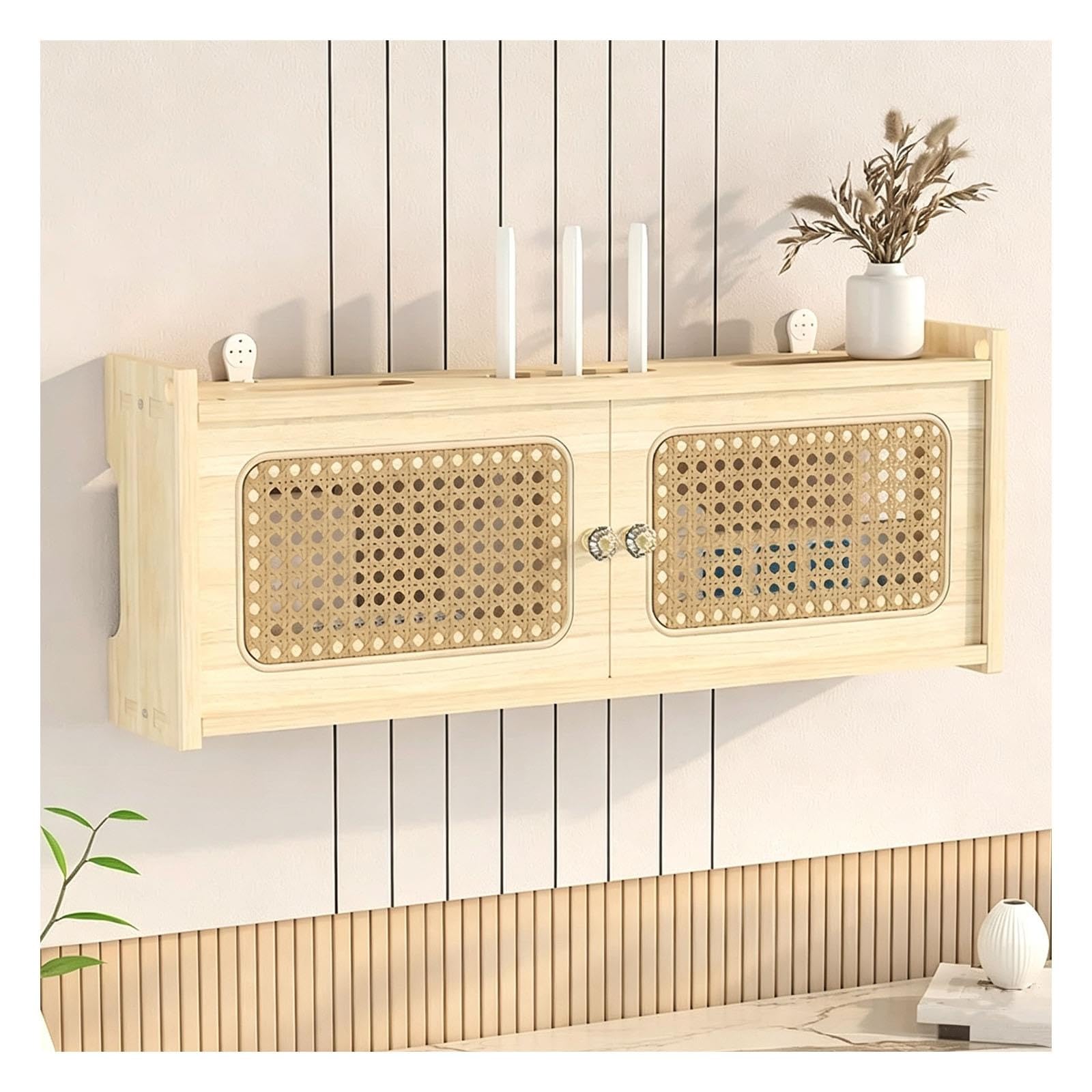WiFi-Router-Aufbewahrungsbox, Wandregal, Kabelabdeckung, Organizer