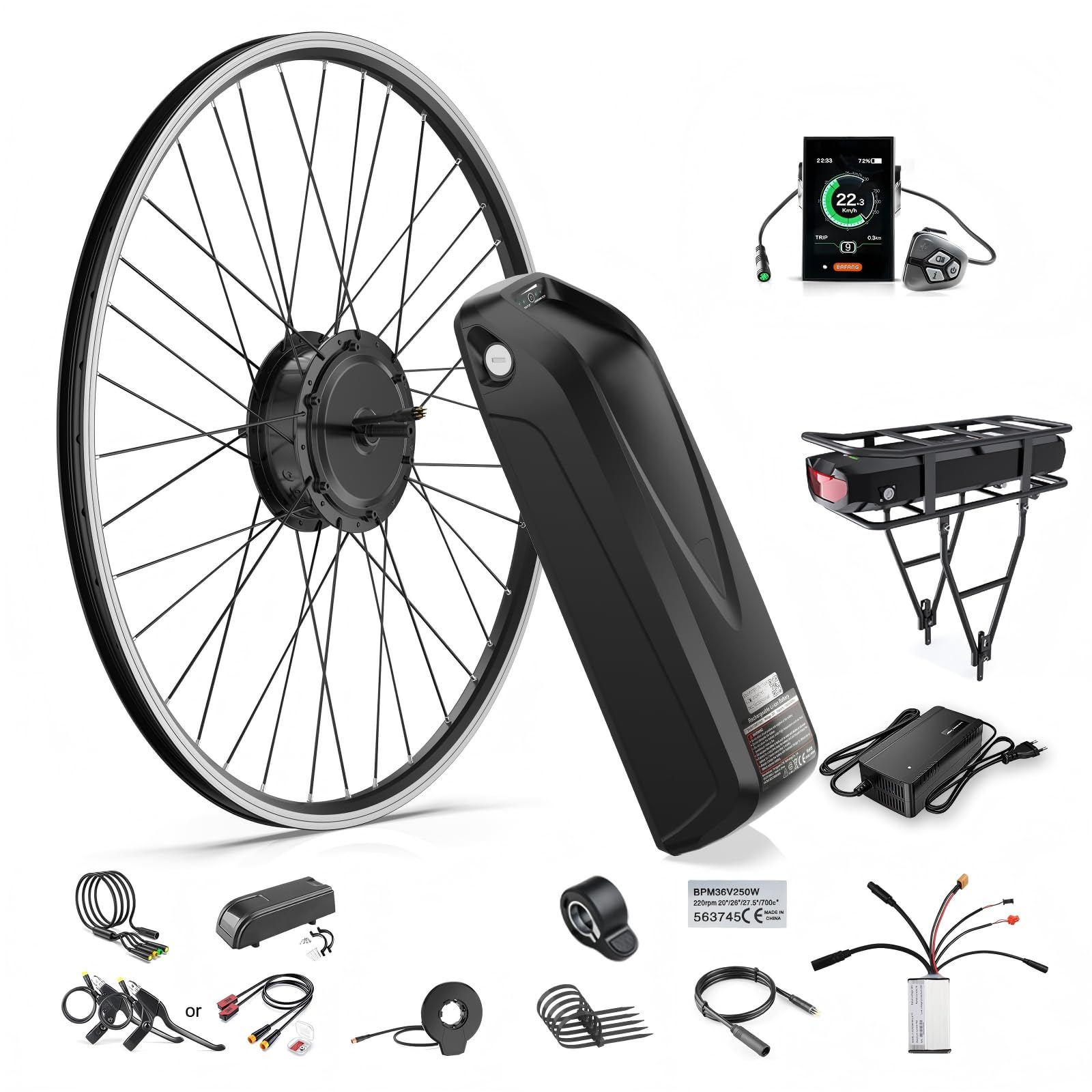 Amazon.com : BAFANG G020 48V 500W Front Hub Motor Electric Bike