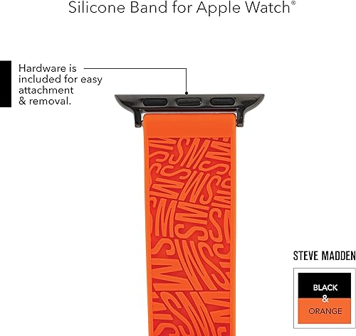Miniatura 6 de Steve Madden Correa de silicona de moda para Apple Watch, Moderno