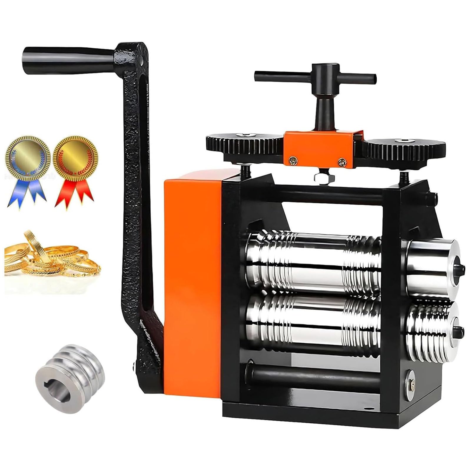 4 in 1 Handwalzwerk Maschine 40 mm Kombinationswalzwerk