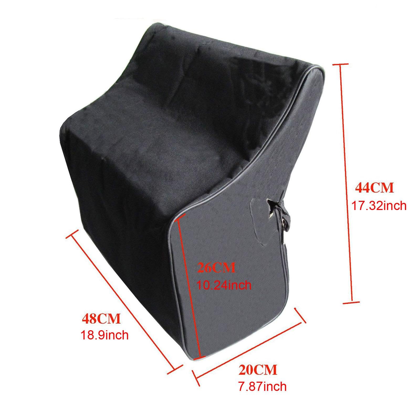 DYNWAVE Bass Accordion Bag Practical Accordion Bag Waterproof Portable Musical Instrument Bag for Short Trips Concert Children Adults, 48cmx20cmx44cm
