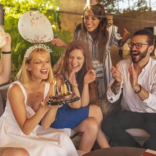 Miniatura 6 de CIEHER Birthday Tiaras Rhinestone Birthday Tiara Queen Crown Birthday Headband