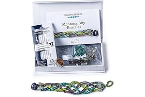 PotomacBeads Montana Sky Bead Bracelet Kit: A Complete Solution for Beaded Jewelry Creation