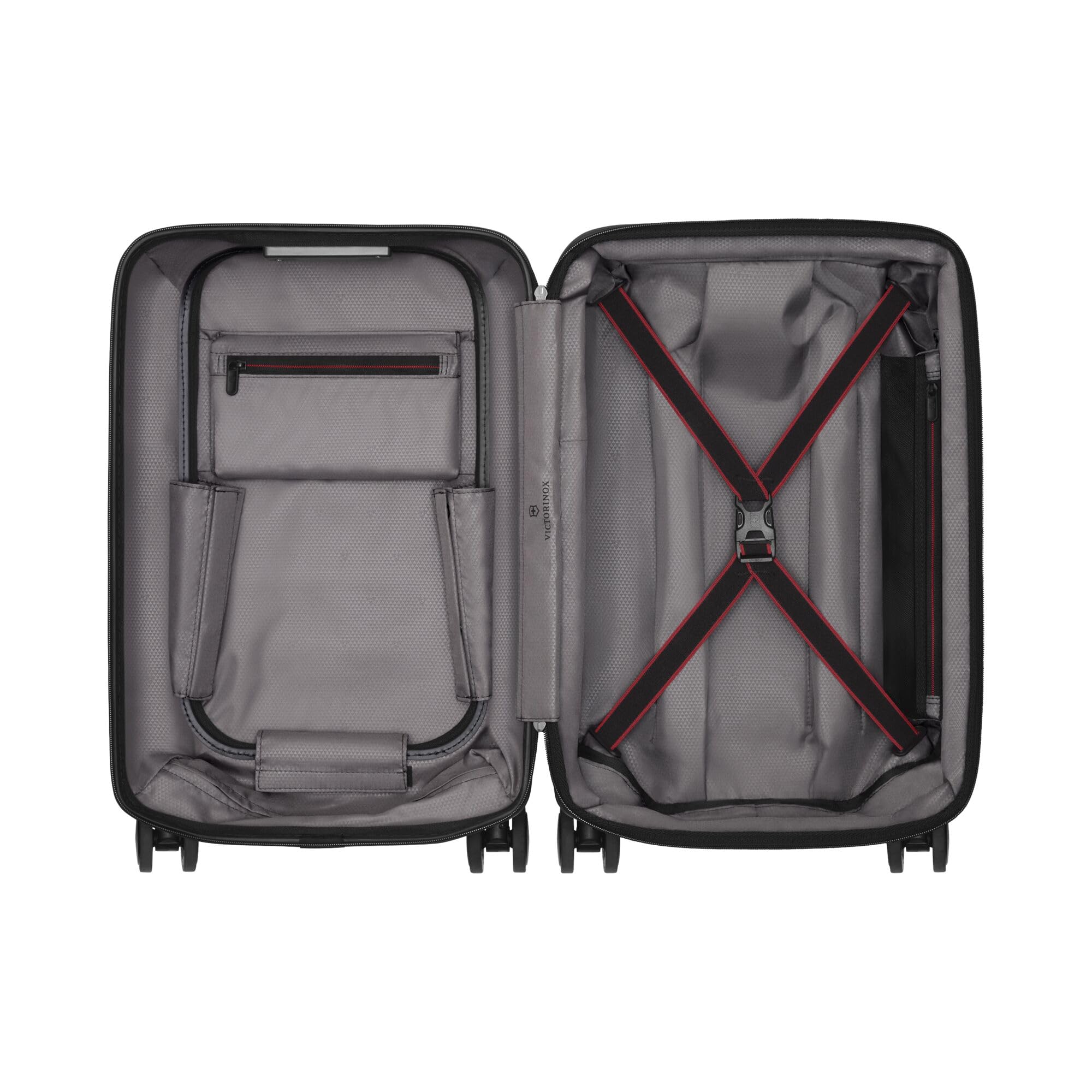 Victorinox Spectra 3.0 Expandable Frequent Flyer Carry-On, Valigia da Cabina, Trolley, Leggero, Donna/Uomo, 23 x 35 x 55 cm, 37-44 l, Rosso