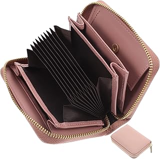 VILLCASE Carteira Recipiente De Moedas Com Zíper Bolsa Porta-Crédito Bolsa Porta-Cartões Grande Bolsa Para Cartões Suporte Multifuncional Bolsa Para Troca De Moedas Bolsa Masculina Órgão