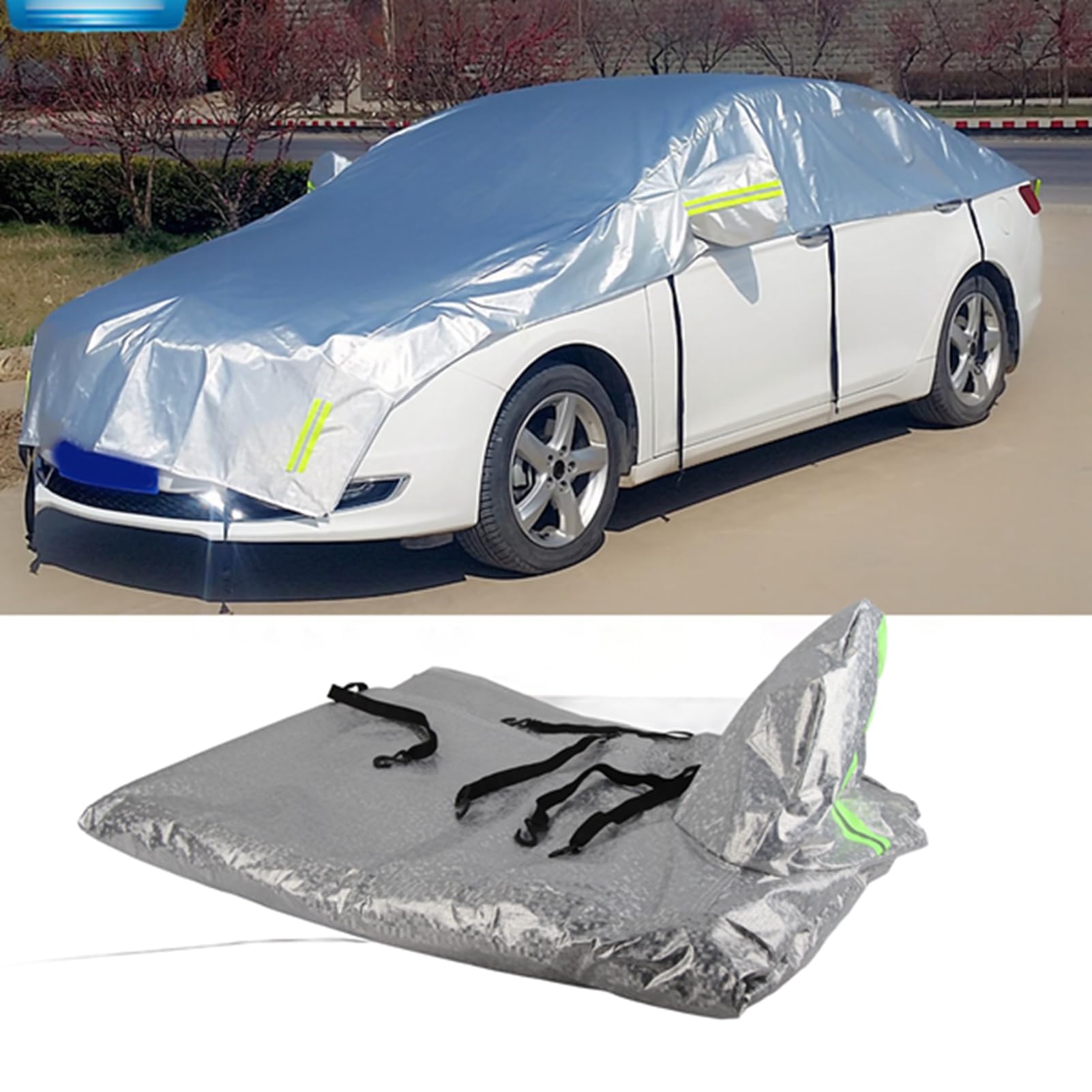 Protection Cover Shell Car Sedan Half Cover For Sun And Dust Protection Half Car Cover - Dustproof ...