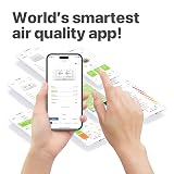 IQAir Air Quality Monitor Indoor, Swiss Design, Professional Grade, Detects PM2.5, CO2, AQI, Temperature, Humidity, Indoor Air Quality Real-Time Air Quality & Forecasting, Historic Data