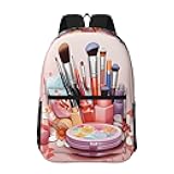 VTCTOASY Backpack 17 In Travel Backpack for Men Women Casual Daypack Cartoon cosmetics Laptop Backpack Lightweight Double Shoulder Bag