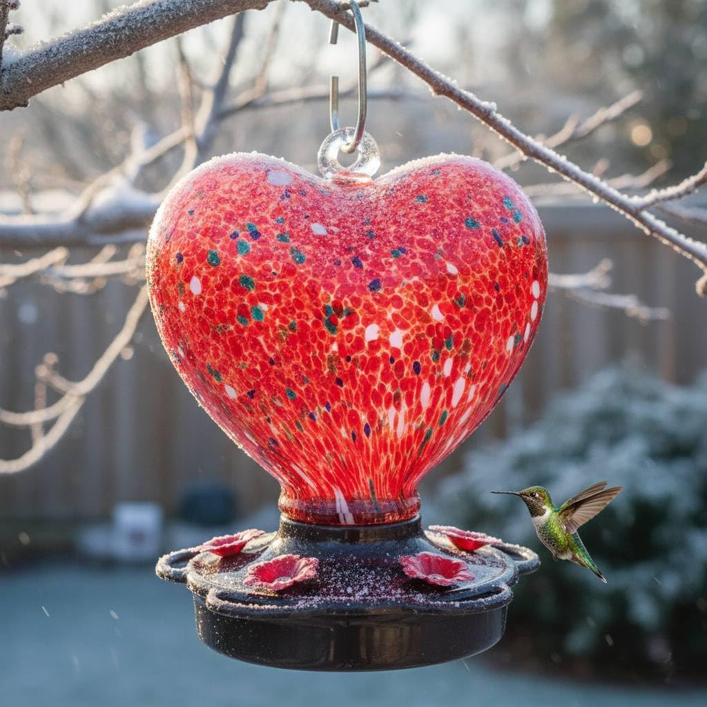 Awa Nest Hand Blown Glass Feeder