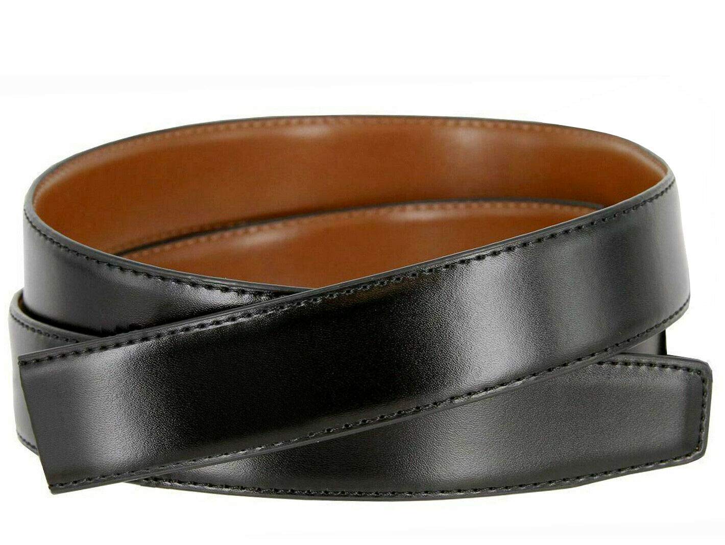 160506 Reversible Belt Strap Replacement Genuine Leather Dress Belt Strap, 1-1/4