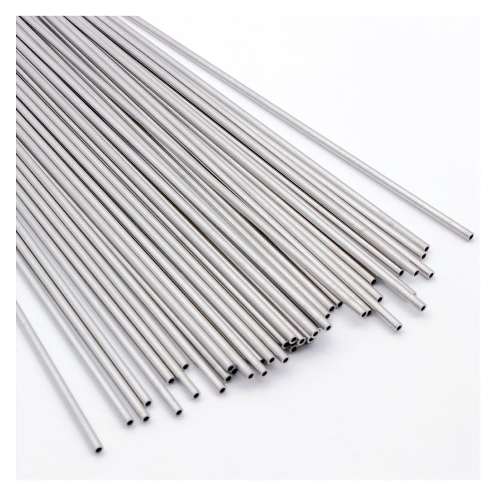 Stainless Steel Capilar Tubes 3-8pcs 304 Stainless Steel Capillary Tube Outer Diameter 0.5mm to 3mm 100mm/200mm/250mm/300mm Long for Plumbing(10cm x 8Pcs,OD2 x ID1.6mm)