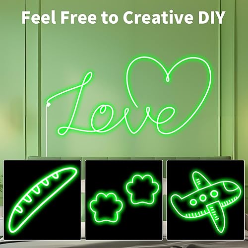 Miniatura 4 de OUEVA Tira de luces LED de neón de 16.4 pies, tira de luz de neón de 12 V, de silicona, impermeable, flexible, para dormitorio, cocina, fiesta,