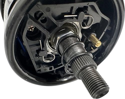 Miniatura 3 de Columna universal de dirección inclinable de cambio de columna de 35 pulgadas con adaptador de rueda Número de pieza 51835-AT-B Acabado de