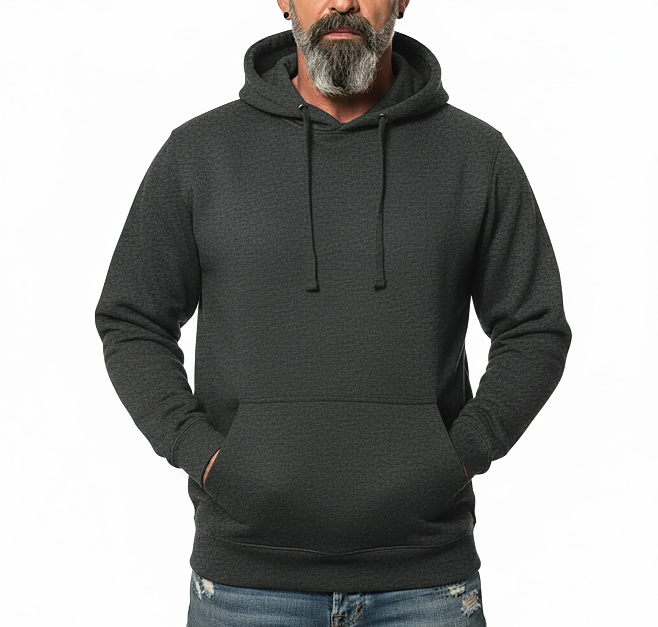 ROCK-IT Apparel Bluza z kapturem dla mężczyzn – miękka i ciężka tkanina premium [rozmiar S-5XL] regularny krój – z kieszenią typu kangurka