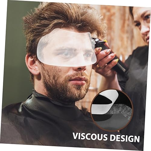 Miniatura 9 de minkissy 50 protectores de ojos transparentes para corte de cabello, cómodo protector de maquillaje para uso en salones, cobertura de cabello