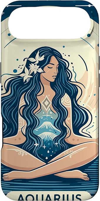 Aquarius Goddess Constellation Zodiac Star Sign Birthday Case for iPhone Air